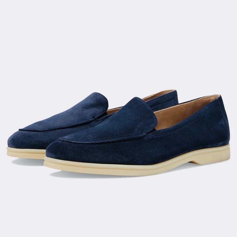 Paul Green Selby Women's Shoes Loafer Space Suede Navy Blue US sz 8.5/ UK 6 $385